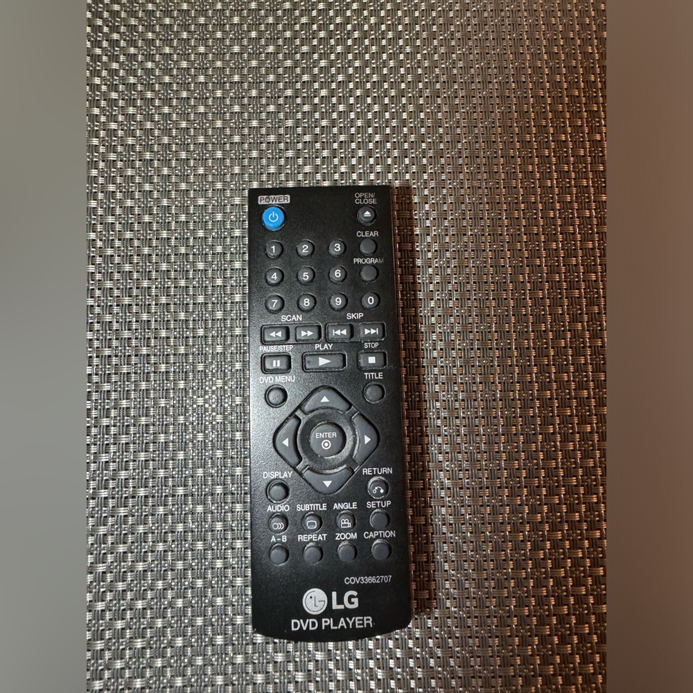 LG COV33662707 DVD Remote Control